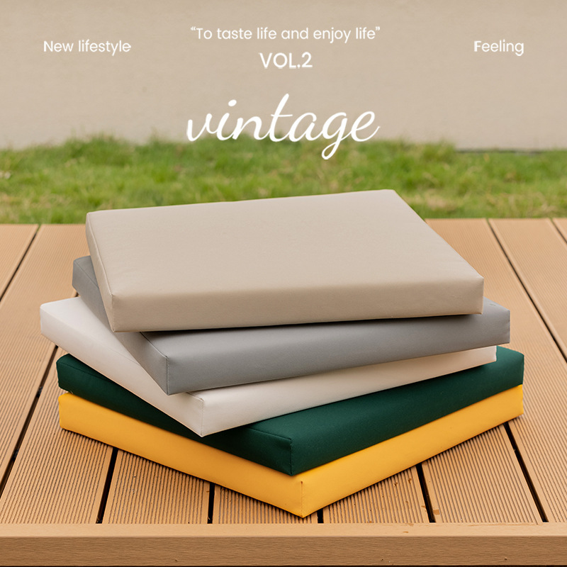 Outdoor Waterproof Sun Protection Cushion Chair Cushion Bay Window Card Holder Square Cushion Sponge Rattan Chair Seat Cushion Outdoor Moisture-Proof Outdoor Waterproof Sun Protection Cushion Chair Cushion Bay Window Card Holder Square Cushion Sponge Rattan Chair Seat Cushion Outdoor Moisture-Proof