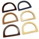 Bag Handle diy Bag Accessories Wooden Handle Wooden Hand-in-Hand Solid Wood D-Shaped Wooden Handle Semi-Round Wooden Handle