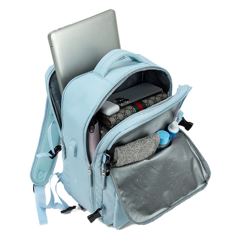 Mochila de nylon impermeable de gran capacidad transfronteriza Oxford tela de negocios mochila multifuncional viaje de ocio mochila ligera