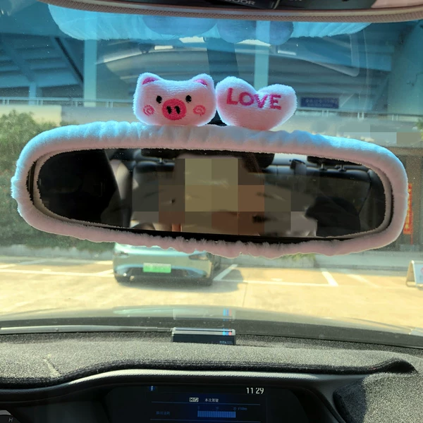 Love+Pig White Rearview Mirror Case