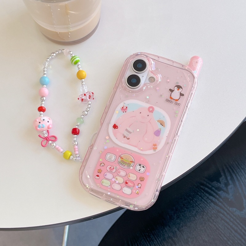 大哥大甜品兔子企鹅适用iPhone17苹果16ProMax手机壳15少女心新款|undefined
