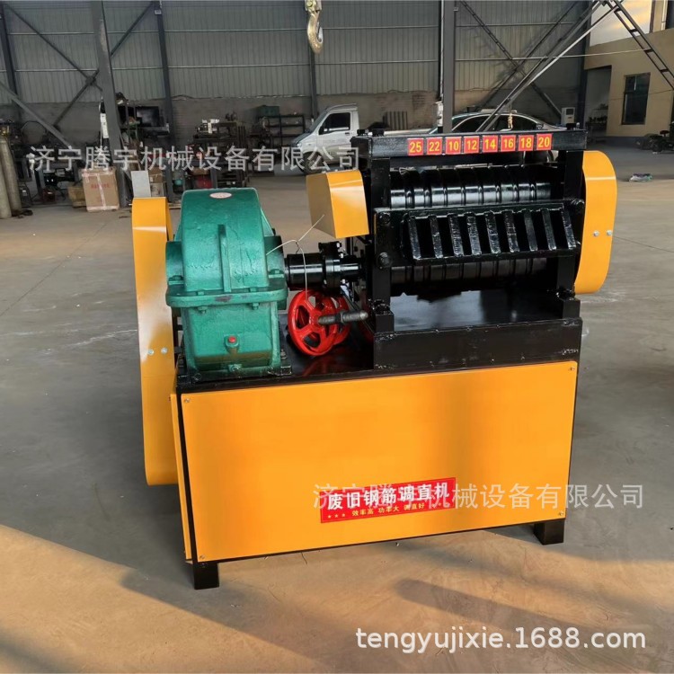 腾宇牌废旧钢筋调直机多少钱台多槽废旧钢筋调直机价螺纹钢筋废旧