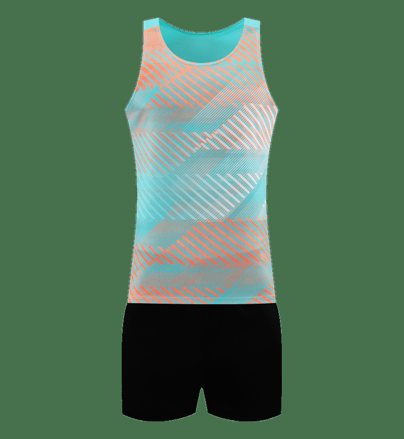 chaleco deportivo para hombres y mujeres running fitness tracksuit set maratón rápido seco examen físico traje de competencia entrenamiento de estudiantes de deportes