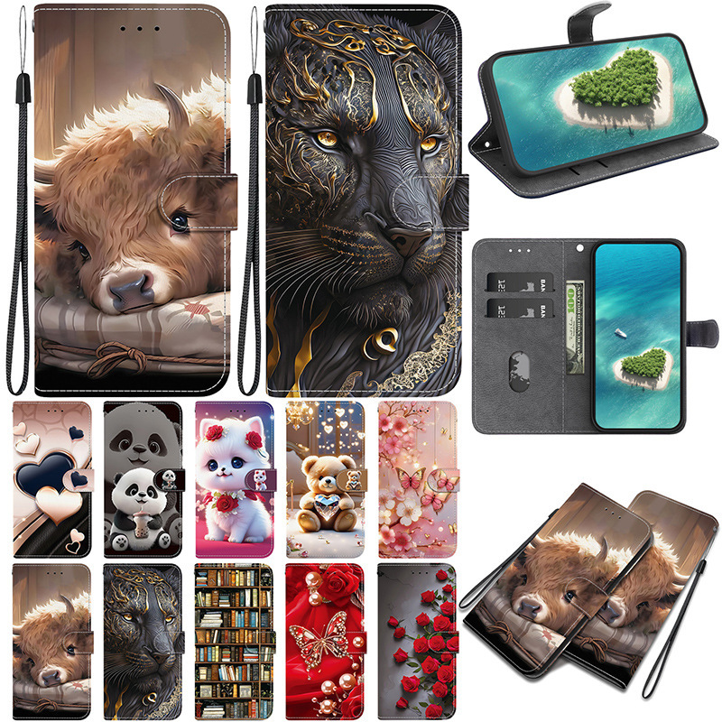 Suitable for Samsung Note 8 9 10 Plus 20 Ultra Card-Insertable Xcover 5 7 Mobile Phone Leather Case