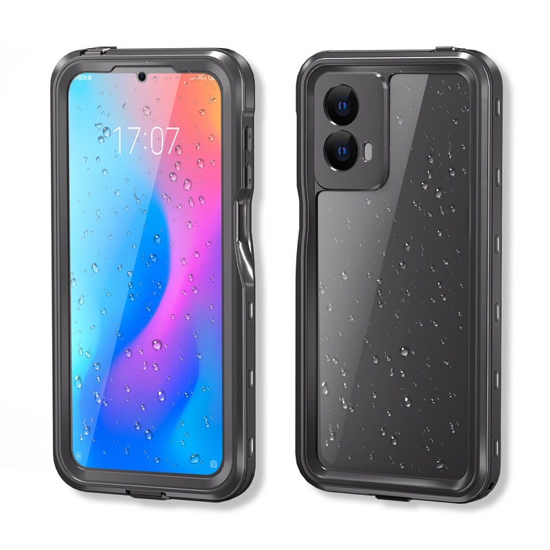 Red Pepper Waterproof Mobile Phone Case for Motorola MOTO G 5G 2024/2025 Outdoor Sport Diving