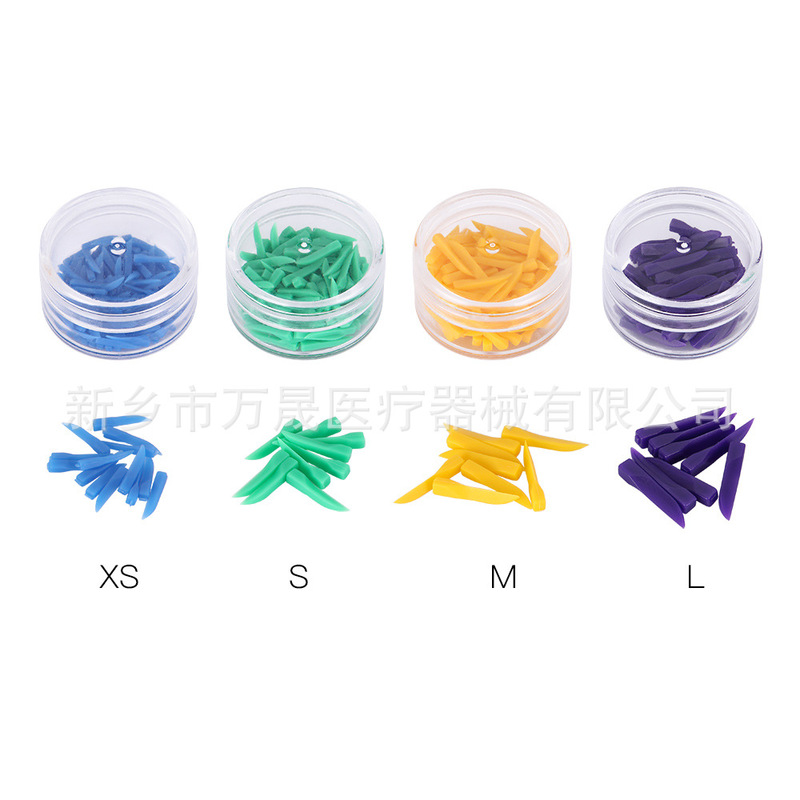 Dental interdental space wedge wedge plastic interdental space plastic wedge