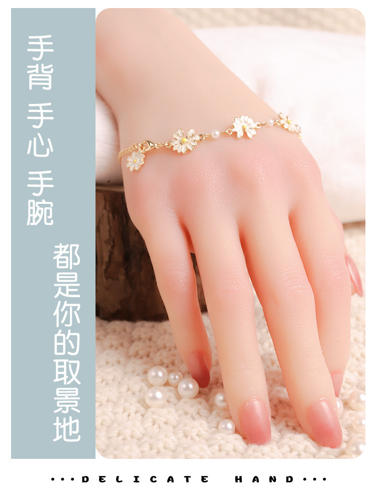 Jiuai Realistic Female Hand Model in Liquid Silicone, Skin Tone, Adult Photography Prop — detail image 12