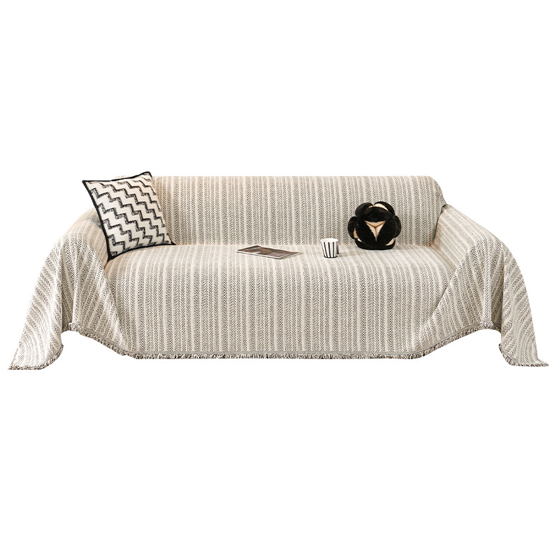 Cuatro estaciones antideslizante general de tela de sofá estilo medieval estilo francés simple cojín recto sofá toalla cubierta