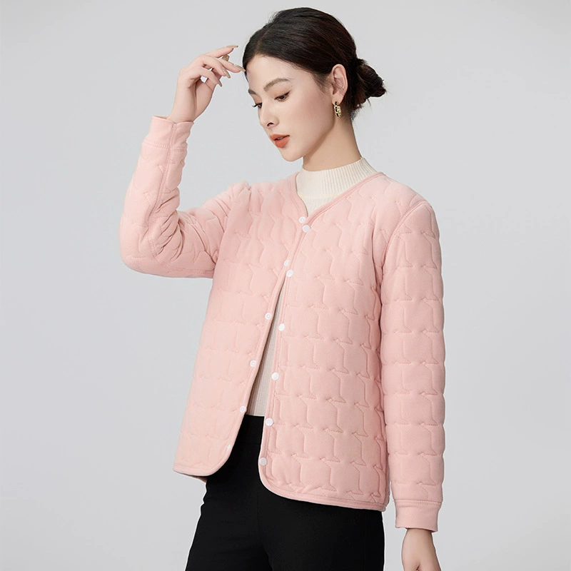 2024 новая зимняя утепленная хлопковая куртка на флисовой подкладке, короткое теплое пальто, термотоп