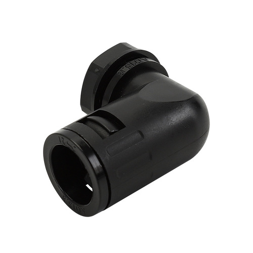 Manufacturer-supplied PG German-threaded corrugated pipe quick connectors, corrugated pipe 90° elbow quick connectors