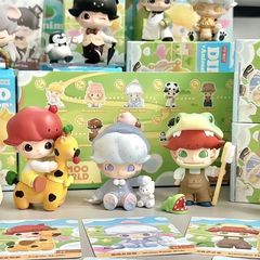 PopマートバブルマットブラインドボックスDIMOOアニマル王国シリーズフィギュア人形置物子供玩具ブラインドボックス