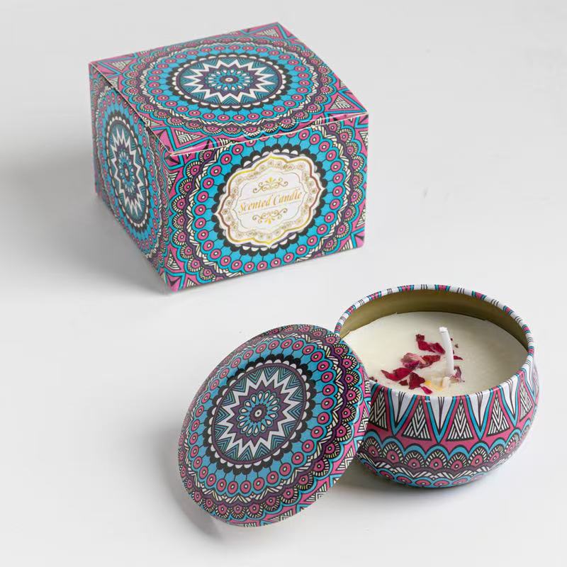 Bougie d'aromathérapie transfrontalière aux huiles essentielles pour purifier l'air de la maison. Parfum pour femme, idéal comme cadeau d'anniversaire pour une amie._voghion.com
