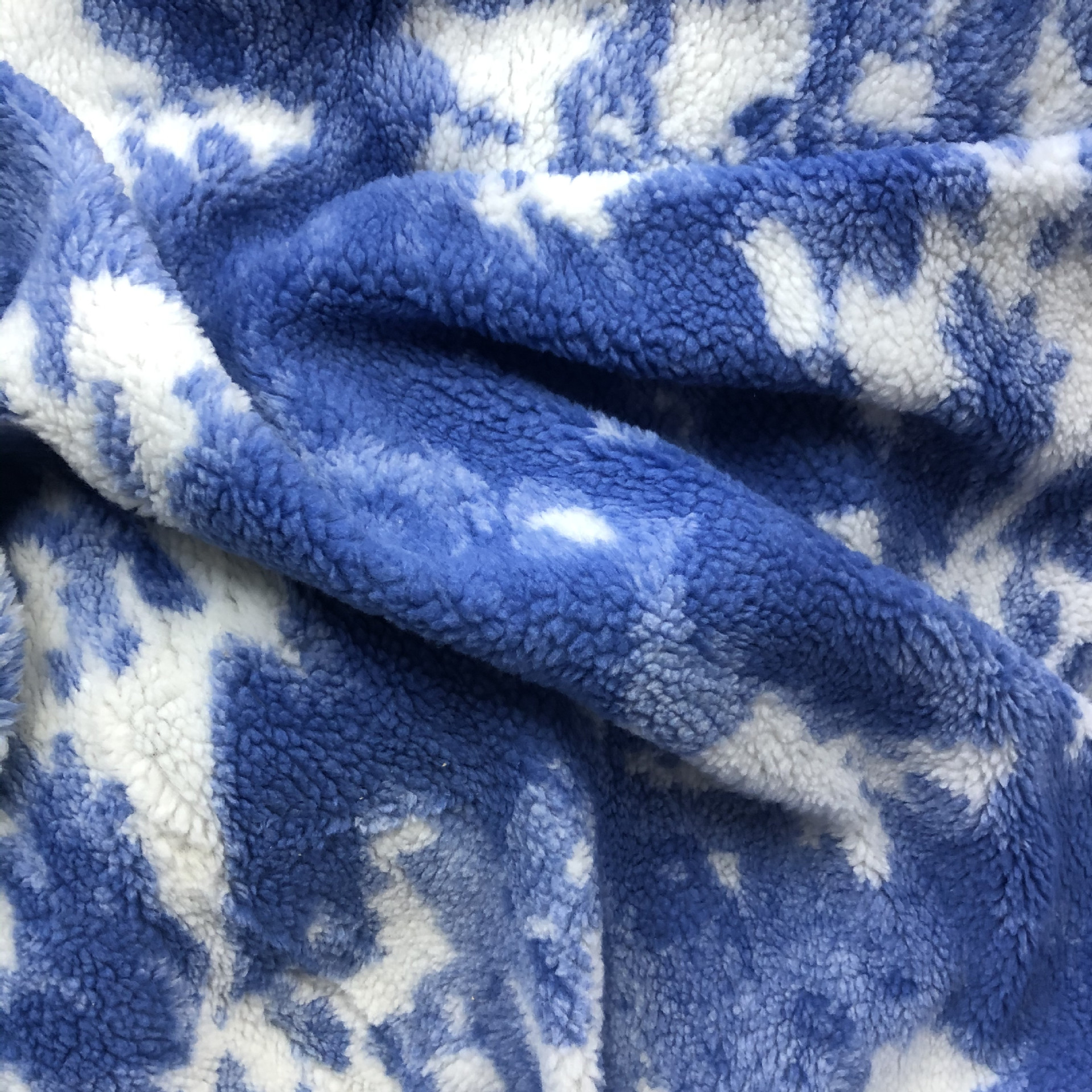 Cordero de cordero teñido de cordero de cordero colorido juguetes textiles domésticos ropa tela de peluche