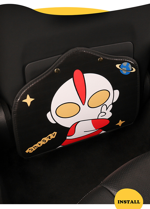 Car seat anti-kick pad rear seat back anti-wear pad car cartoon supplies car rear seat protection stickers anti-dirty pad