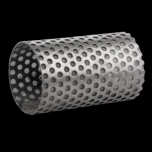 304不锈钢过滤网筒 工业包边金属冲孔管过滤网片网筐编织网筒