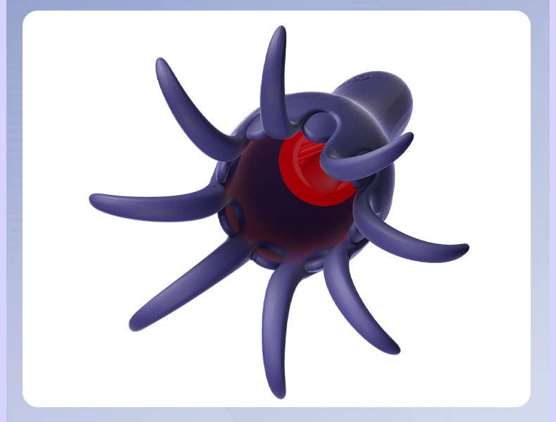 Tongue-Licking Prostate Massager with Vibrating Tentacles and Button Control — detail image 21