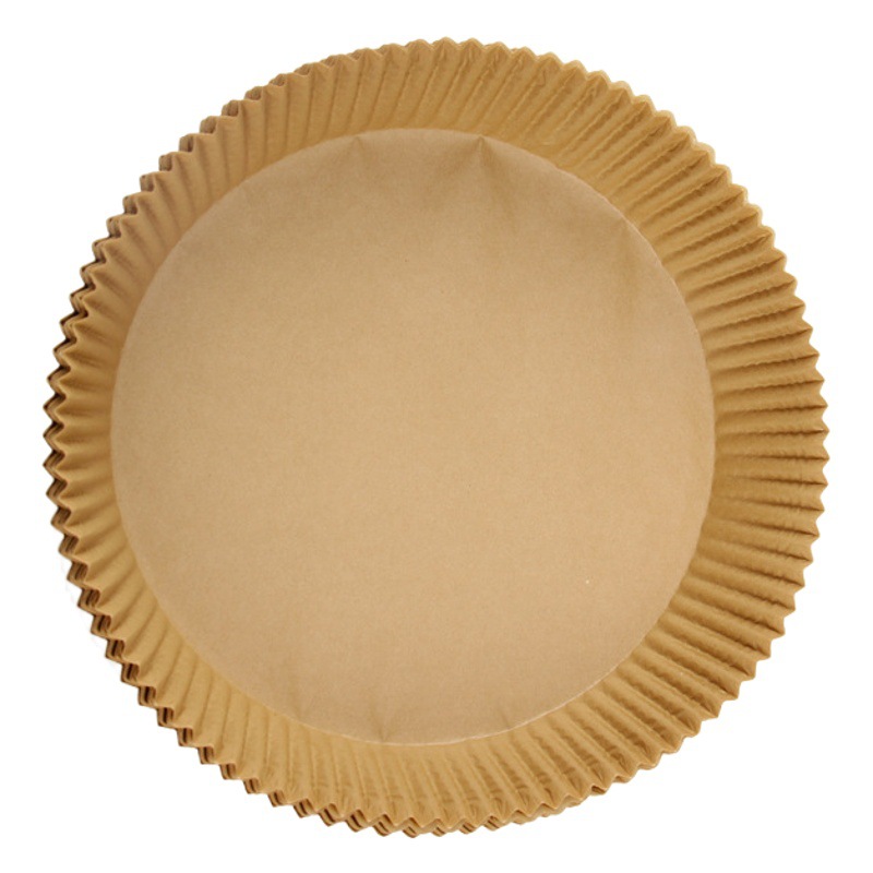 Freidora aire especial Placa de papel hogar resistente a altas temperaturas de absorción de aceite almohadilla de papel de grado alimenticio especial de papel redondo bandeja para hornear