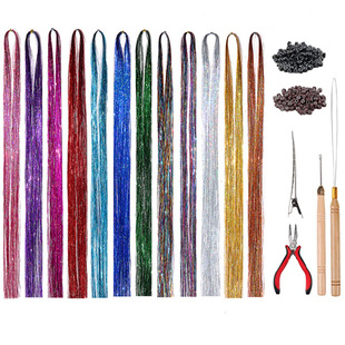 �F؛tinsel hair�Ӱl��z120cm���l�K���K�p���Ų��D���W��ʽz