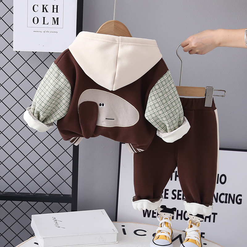 Cappotto da baseball Cappello da bambino Set da due pezzi per ragazze Primavera e Nuovo Autunno Bambini_voghion.com