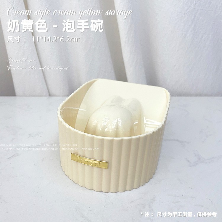 Nuevo Nail Bubble hand Bowl avanzado japonés salón de uñas burbuja transparente muñeca burbuja mano cuenca herramienta de acrílico transparente