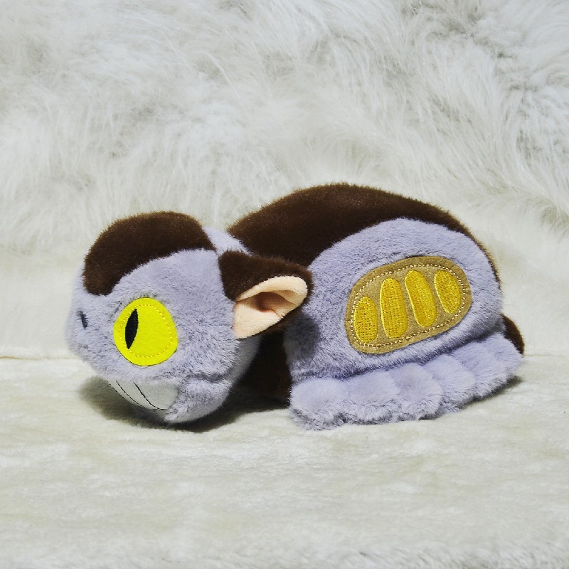 Lindo Peluche de Dibujos Animados de Totoro, Autobús Gato, Muñeca Infantil, Muñeca de Trapo, Regalo de Cumpleaños, Venta al por Mayor