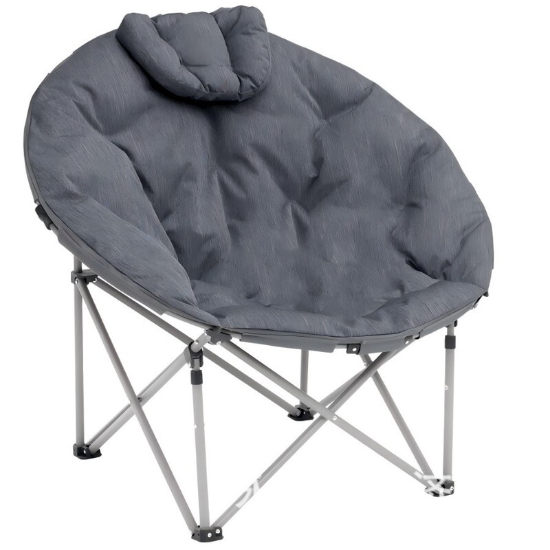 Camping outdoor folding chair, lazy chair, sofa chair, extra-large padded moon chair, office lunch break high load-bearing chair Camping outdoor folding chair, lazy chair, sofa chair, extra-large padded moon chair, office lunch break high load-bearing chair