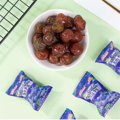 Tian Shan Li Fruit Leisure Office Snacks Sour Plum Independent Packaging 428g Blueberry Acid and Sweet Candied Fruit