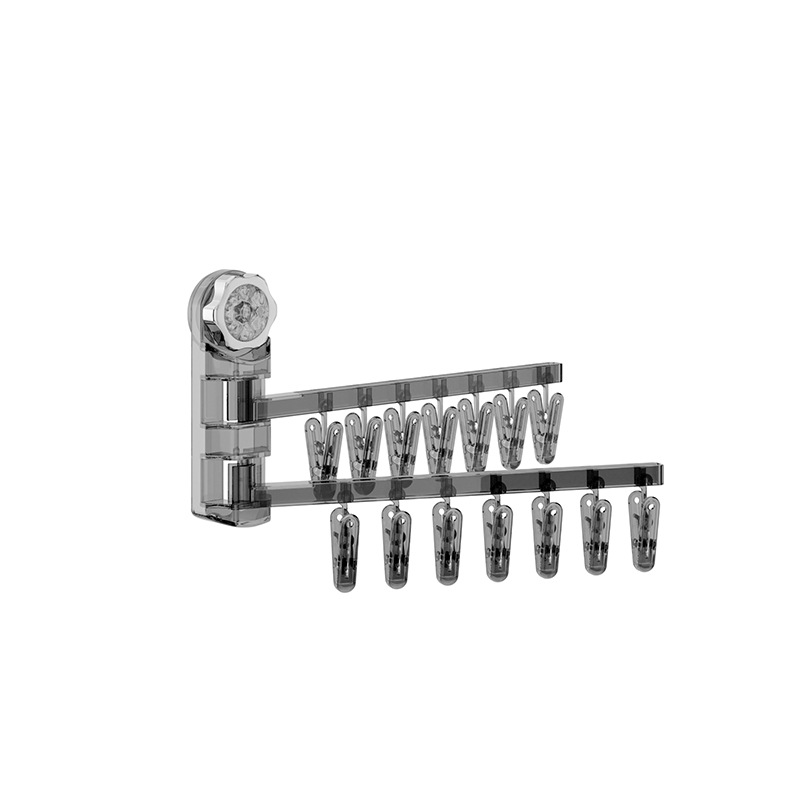 투명한 회색-더블 막대