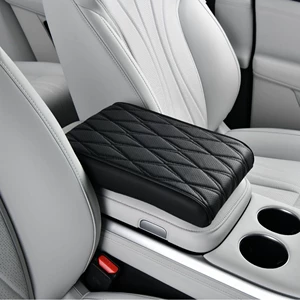 Car Armrest Box Pad Memory Foam Booster Pad Universal Armrest Pillow Central Armrest Box Cover Lengthened, Widened and Thickeneded