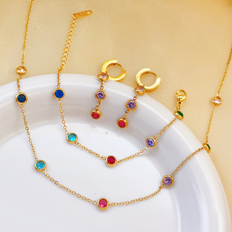 2022 New Colorful Steel Bracelet for Women, Delicate Fine Chain Bracelet, Jewelry Gift, Niche Design Accessory 2022 New Colorful Steel Bracelet for Women, Delicate Fine Chain Bracelet, Jewelry Gift, Niche Design Accessory