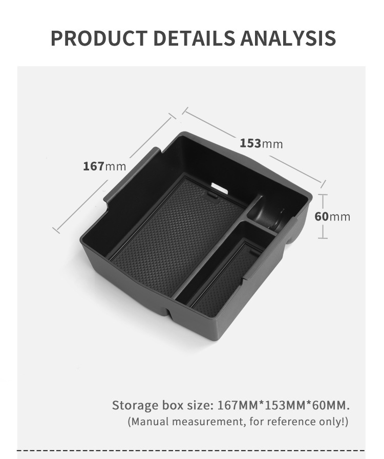 Suitable for 25-26 Models of Forester Center Console Armrest Storage Box Car Storage Accessories Car-Specific Modification Parts