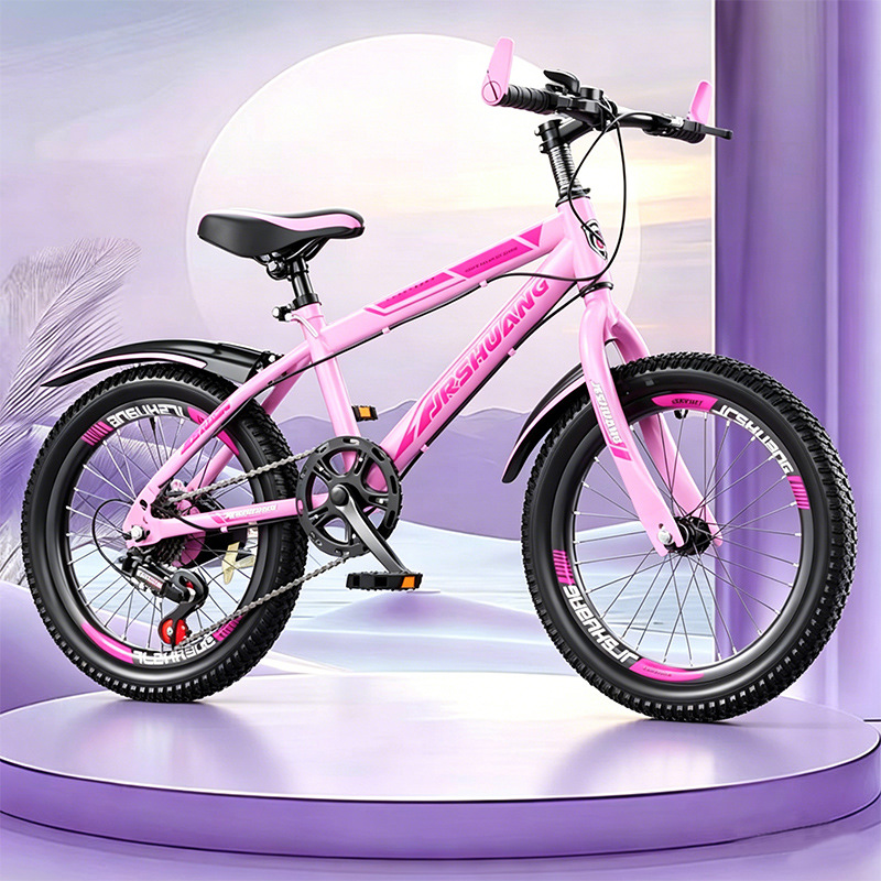 Bicicleta de montaña adolescente de velocidad única varón de velocidad de viaje ligero para mujeres 8 - 16 años de seguridad image 27