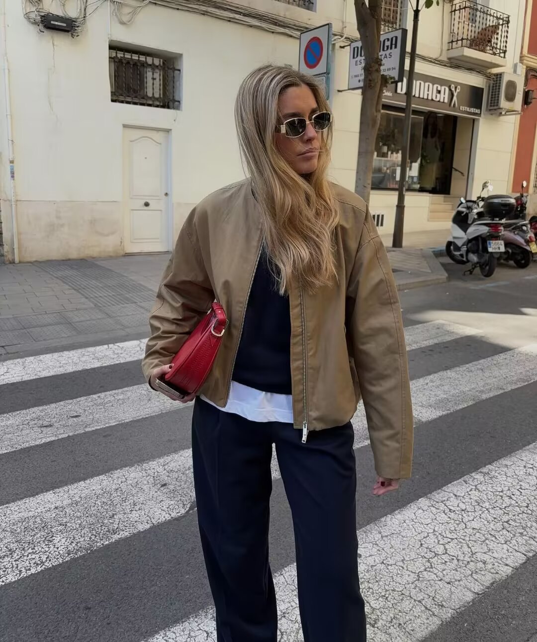 Giacca a vento casual da donna, da strada, all'aperto, 2024, A14069_voghion.com
