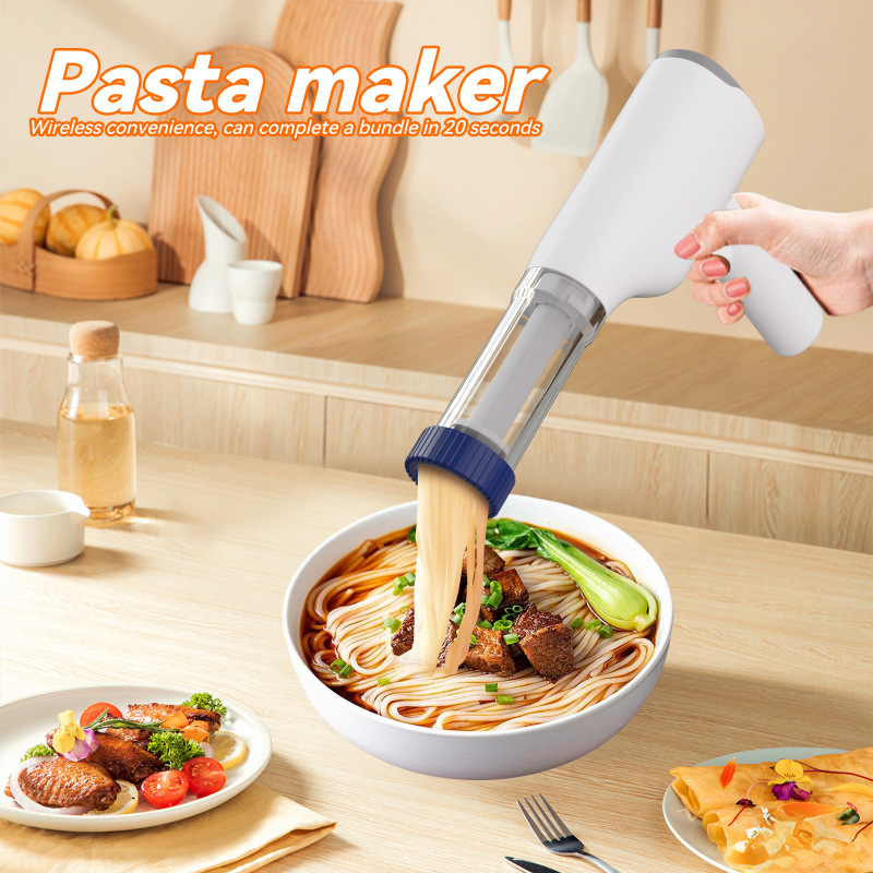 新型多機能厨房自動手持ち麺機快速出面麺機家庭用小型電動麺機|undefined