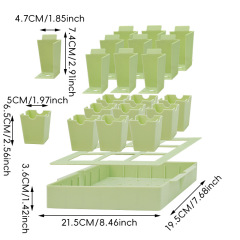 クロスボーダー屋外ガーデニングツール、種子スタータートレイ、プラスチック製、再利用可能なガーデニングツール