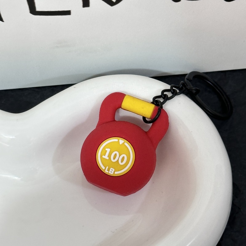 トレンドフィットネスシリーズのキーホルダー部品ミニバーベルのコップのペンダント|undefined