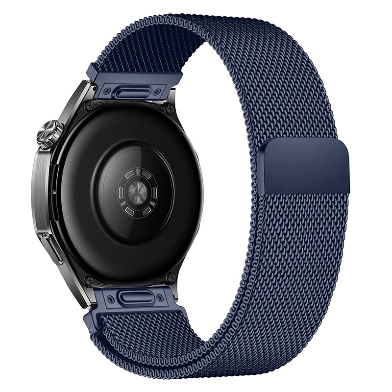 适用于华为watch5按压磁吸表带 按键米兰尼斯华为GT4/5 Pro手表带|undefined
