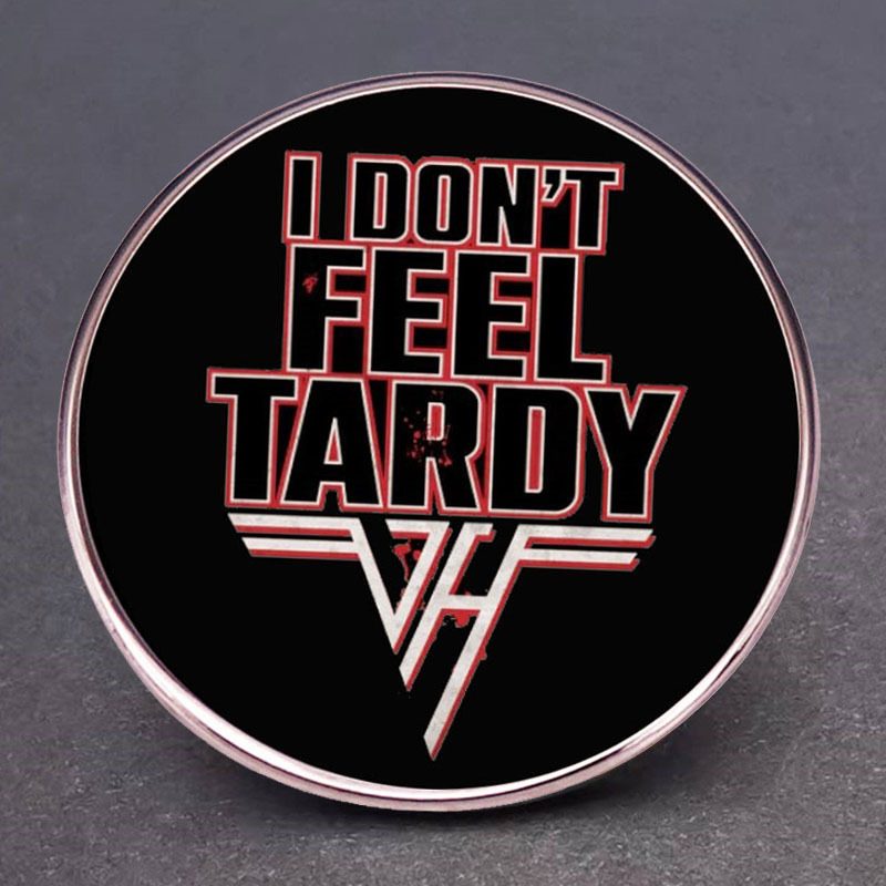 VAN HALEN VAN HALEN BROOCH 나는 늦은 록 밴드 핀 배지 액세서리를 느끼지 않는다