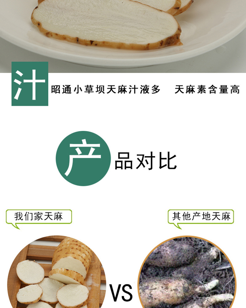 Fresh Gastrodia Root Yunnan Xiaocaoba Tian Ma 500g Wild Grown High Mountain Fresh Dug in use