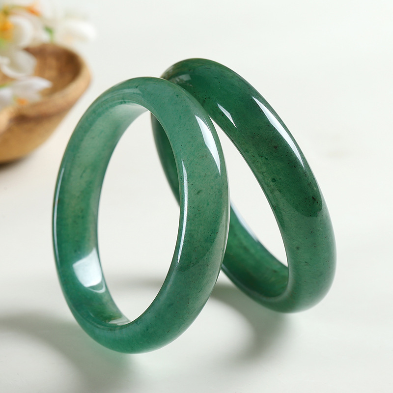 Manufacturer Wholesale Aventurine Bracelet, Lake Green Jade Color, Hetian Jade Alternative, Clear Water Color Jade Bracelet Jewelry