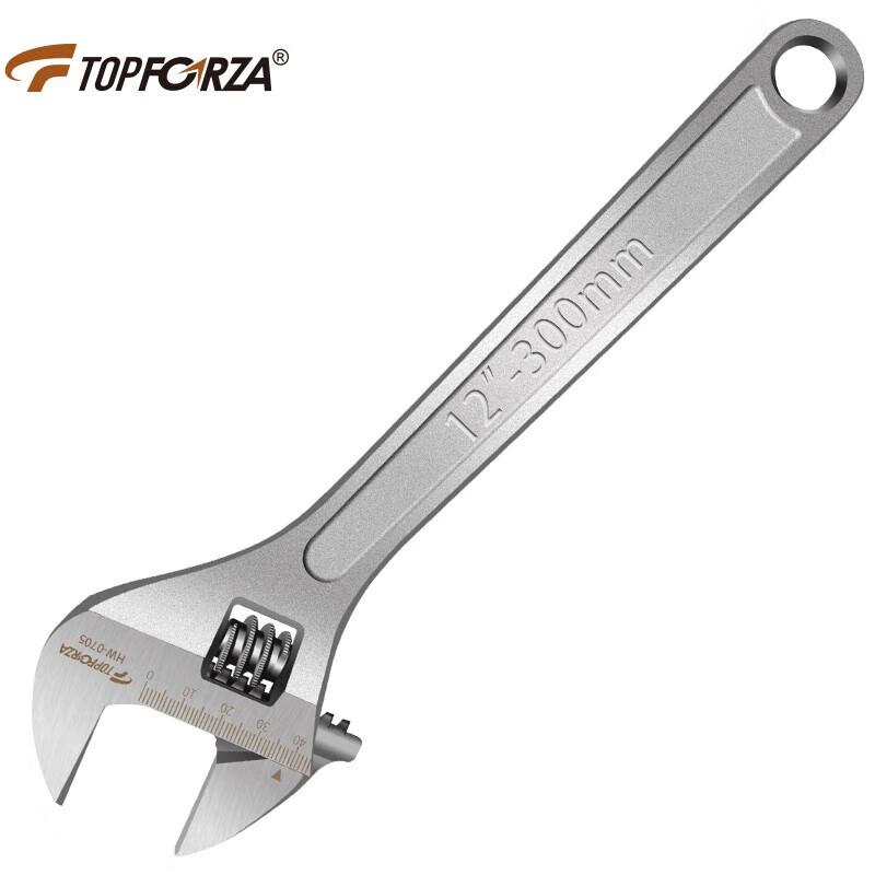 拓伏锐（TOPFORZA）活动扳手专业级家用万能活口光柄活络扳手两用