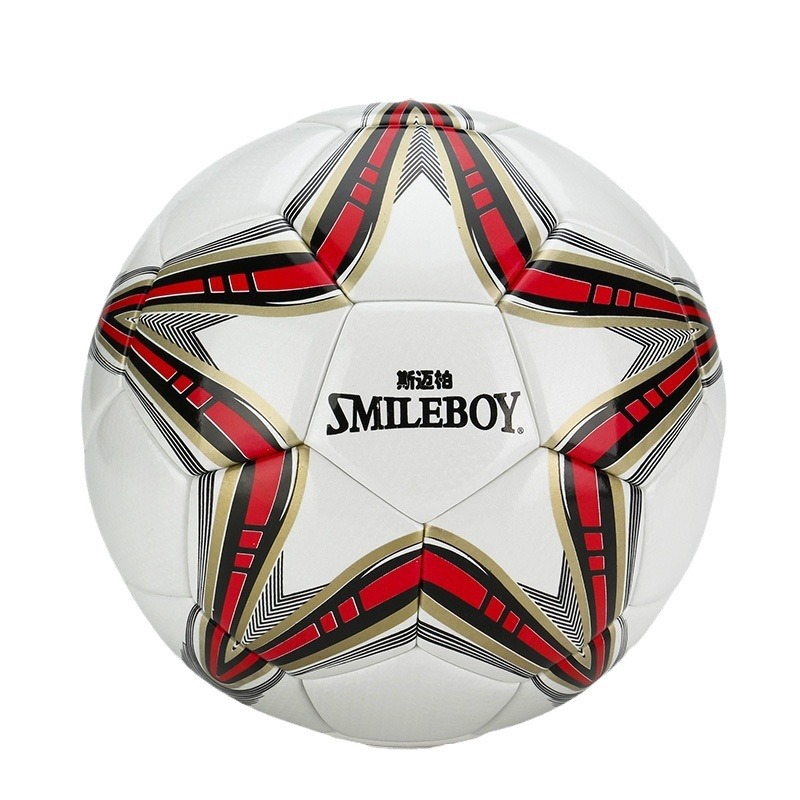 Personalizado doble espejo pu fútbol antideslizante 4 # 5 entrenamiento profesional de fútbol para niños y adultos