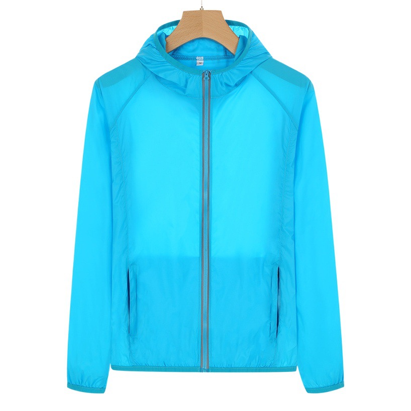 Outdoor Summer Breathable Windbreaker for Women, Ultra-Thin Long-Sleeved Shirt for Men, Suitable for Fishing, Can Be Printed with Logo