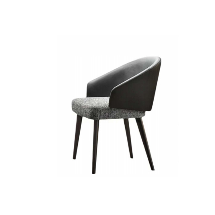 Mesa de comedor de hotel de caja de madera maciza cadena de restaurantes occidentales diseñadores de estilo antiguo asiento de tela de caña