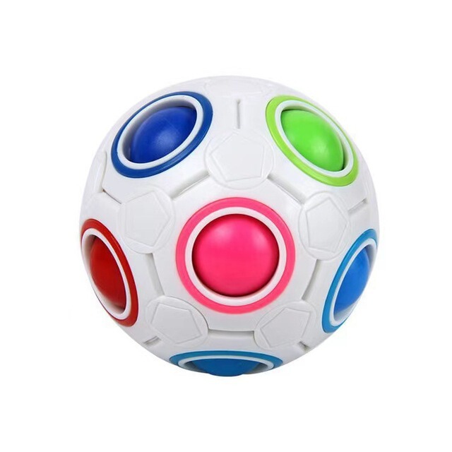 クロスボーダー爆発金永駿魔力虹球ルービックキューブ異形サッカーアイデア滑らか知育児童玩具卸売り|undefined