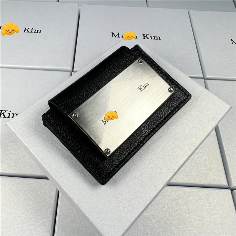 Korean Matin Designer Classic Simple and Practical Genuine Leather Kim Card Holder Coin Purse