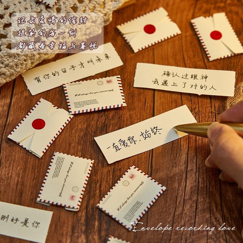 Carta de amor mini sobre nicho pareja confesión cápsula nota de amigos pequeños recuerdos de amistad