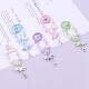 Colorful Cute Cartoon Keychain Hanging Star Bow Element Matching Girl's Heart Bursting Exquisite All-match