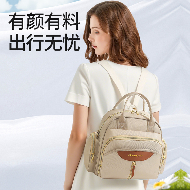 Nueva bolsa de doble hombro simple de gran capacidad de separación seca y húmeda bolsa de almacenamiento de leche para salir bolsa de mano de madre aislante