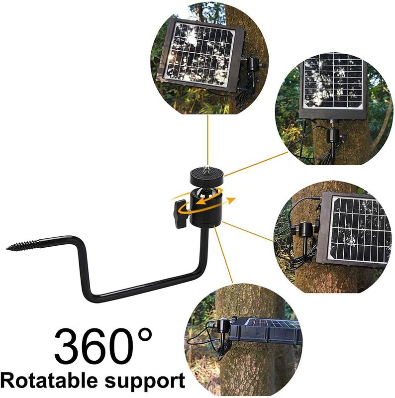 Photography tracking camera tree bracket hunting camera bracket with 1/4 screw 360 degree rotation adjustable